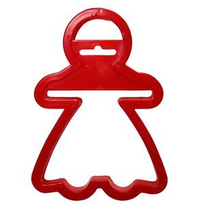 Vintage Wilton Girl In Dress 6 c 4 Inch Cookie Cutter Easy Clean Large